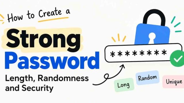 How to Create a Strong Password: Length, Randomness and Security