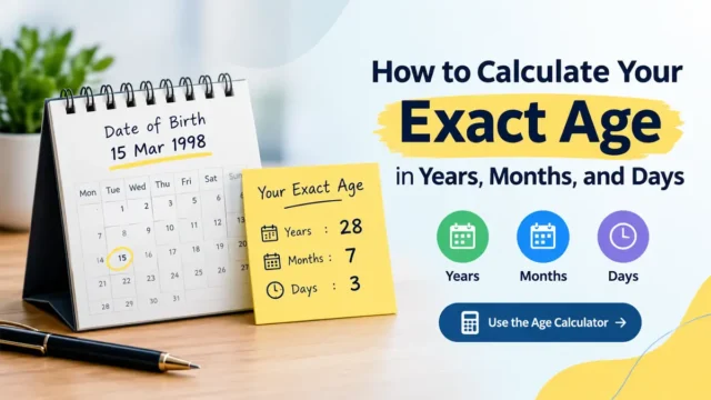 How to Calculate Your Exact Age in Years, Months, and Days