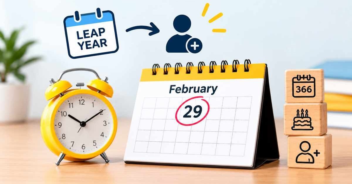 how leap years affect your age calculation calendar