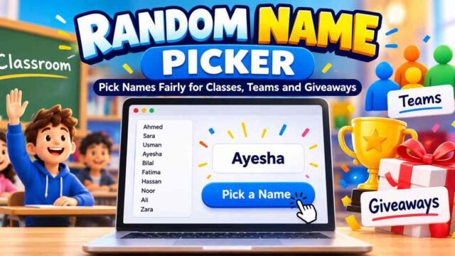 Random Name Picker: How to Pick Names Fairly for Classes, Teams and Giveaways