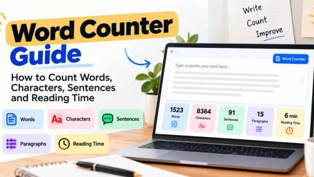 Word Counter Guide: How to Count Words, Characters, Sentences and Reading Time